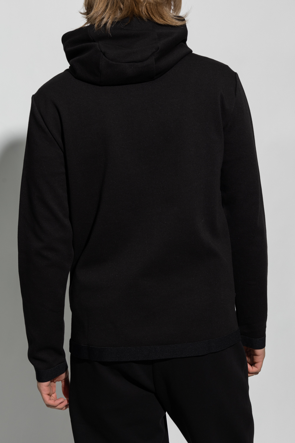 SchaferandweinerShops Canada - Black Hoodie with logo EA7
